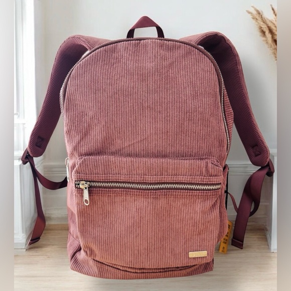 Victoria’s Secret PINK Campus School Backpack Corduroy Sheer Velvet - Picture 2 of 8